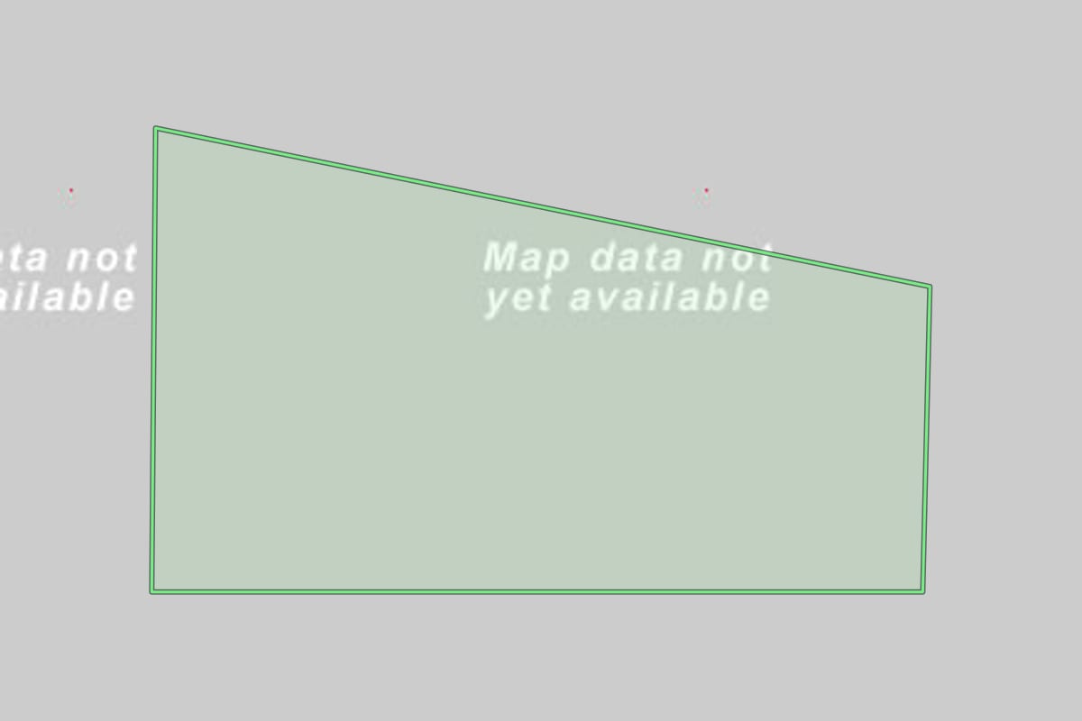 Imagem de satélite do imóvel rural em Esperança Nova (PR), com o contorno declarado no CAR desenhado por cima.