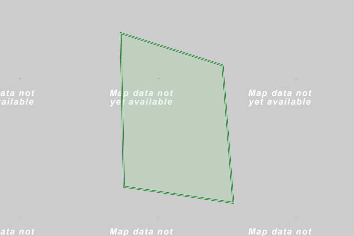 Imagem de satélite do imóvel rural em Imbituva (PR), com o contorno declarado no CAR desenhado por cima.