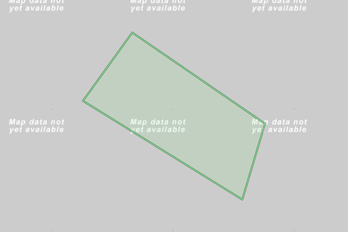 Imagem de satélite do imóvel rural em Lapa (PR), com o contorno declarado no CAR desenhado por cima.