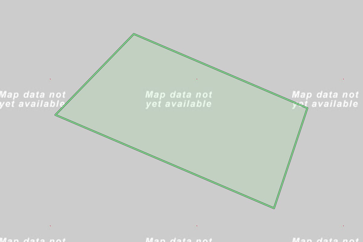 Imagem de satélite do imóvel rural em Quitandinha (PR), com o contorno declarado no CAR desenhado por cima.