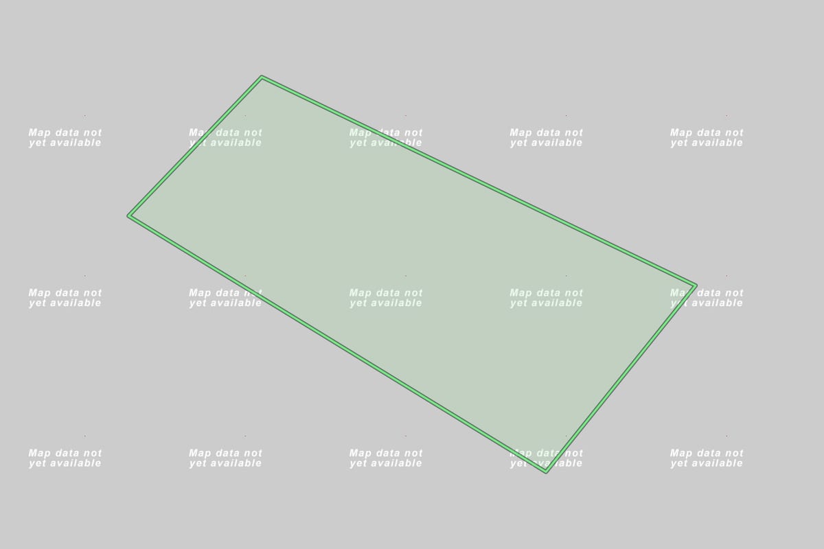 Imagem de satélite do imóvel rural em Caraá (RS), com o contorno declarado no CAR desenhado por cima.