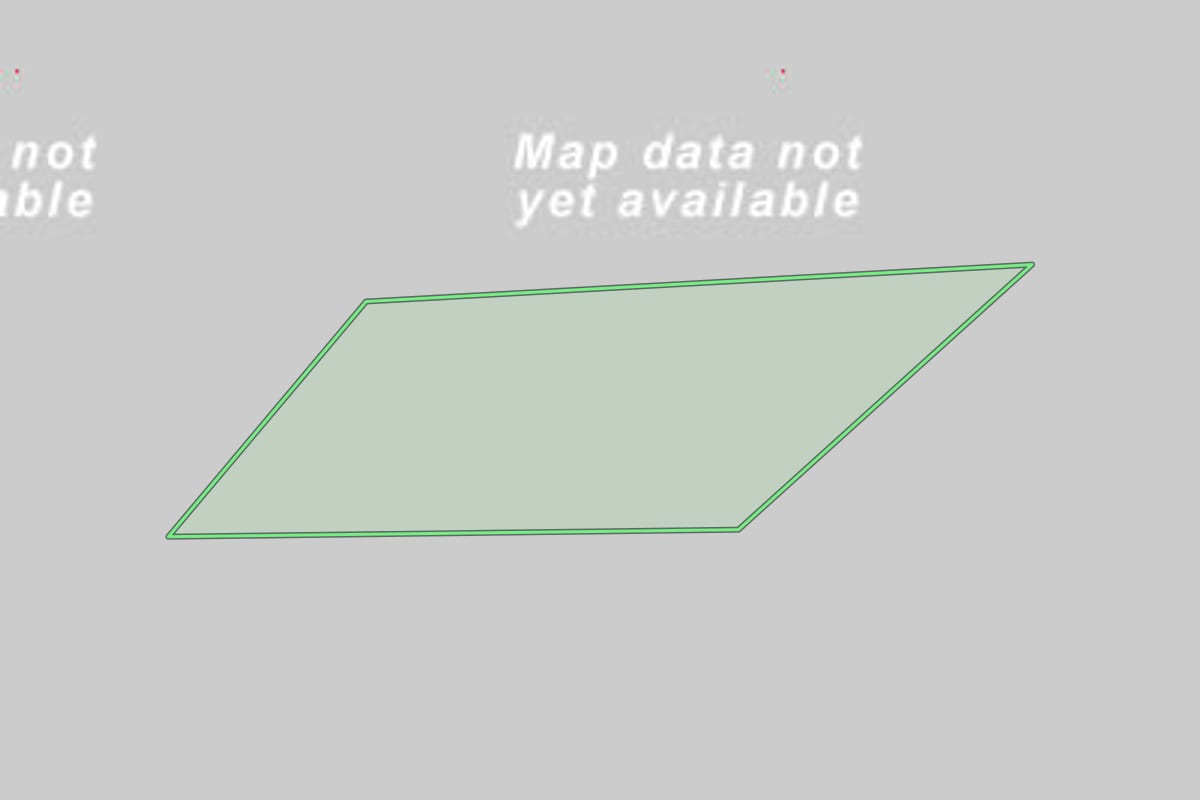 Imagem de satélite do imóvel rural em Farroupilha (RS), com o contorno declarado no CAR desenhado por cima.
