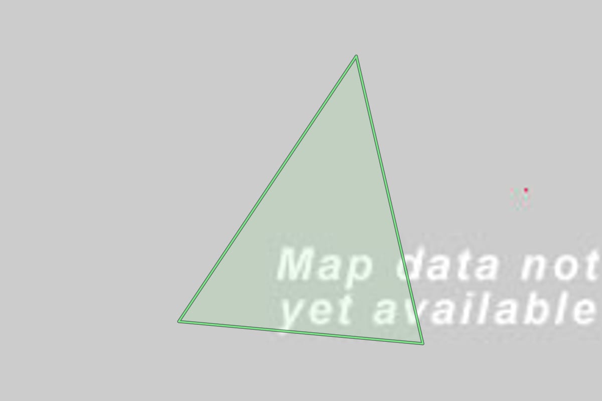 Imagem de satélite do imóvel rural em Itati (RS), com o contorno declarado no CAR desenhado por cima.