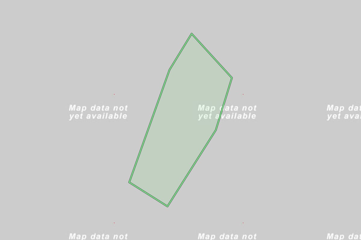 Imagem de satélite do imóvel rural em Pejuçara (RS), com o contorno declarado no CAR desenhado por cima.