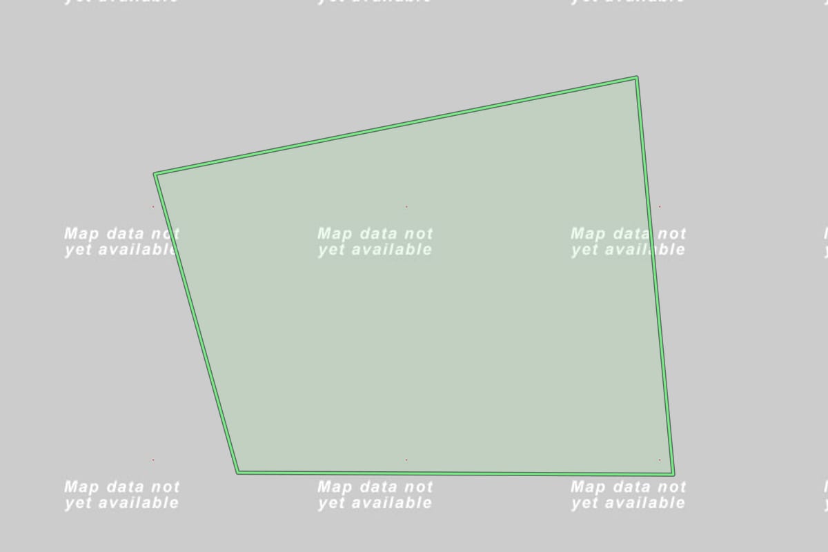 Imagem de satélite do imóvel rural em Piratini (RS), com o contorno declarado no CAR desenhado por cima.