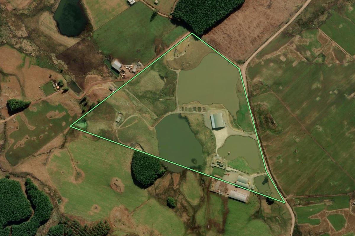 Imagem de satélite do imóvel rural em São José dos Ausentes (RS), com o contorno declarado no CAR desenhado por cima.