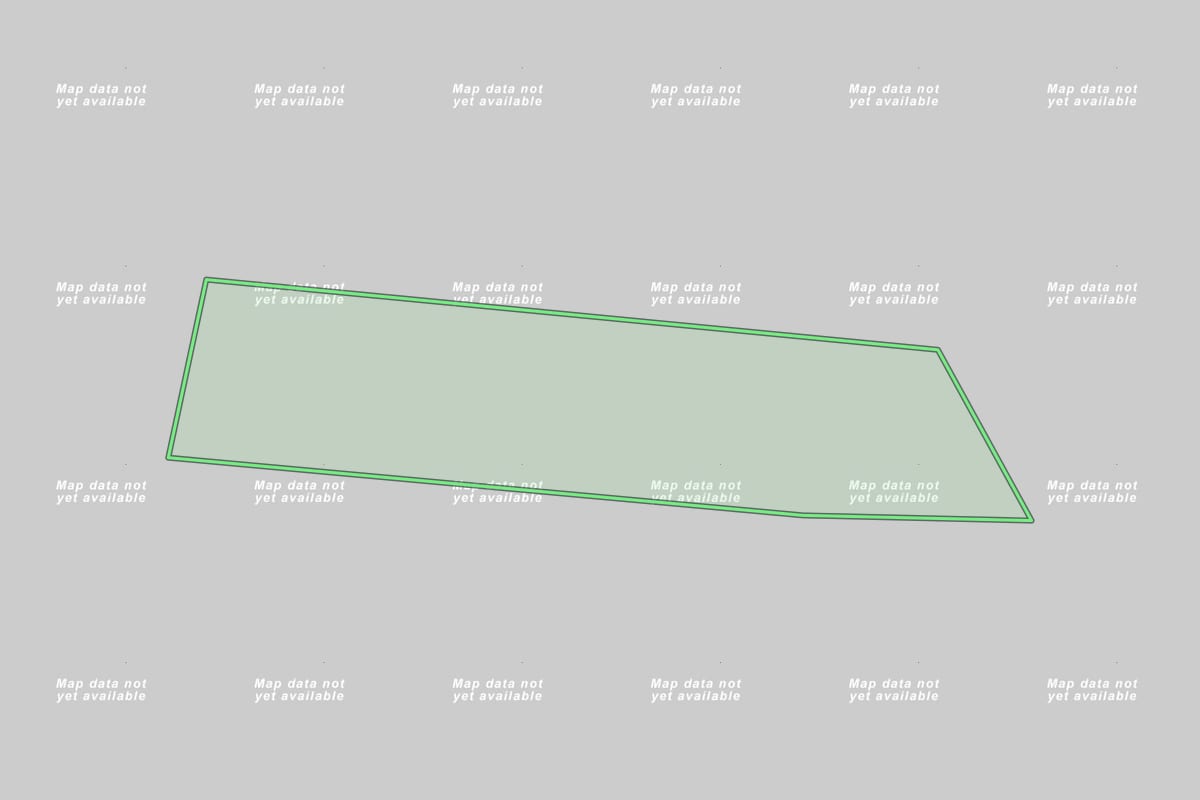 Imagem de satélite do imóvel rural em São Lourenço do Sul (RS), com o contorno declarado no CAR desenhado por cima.