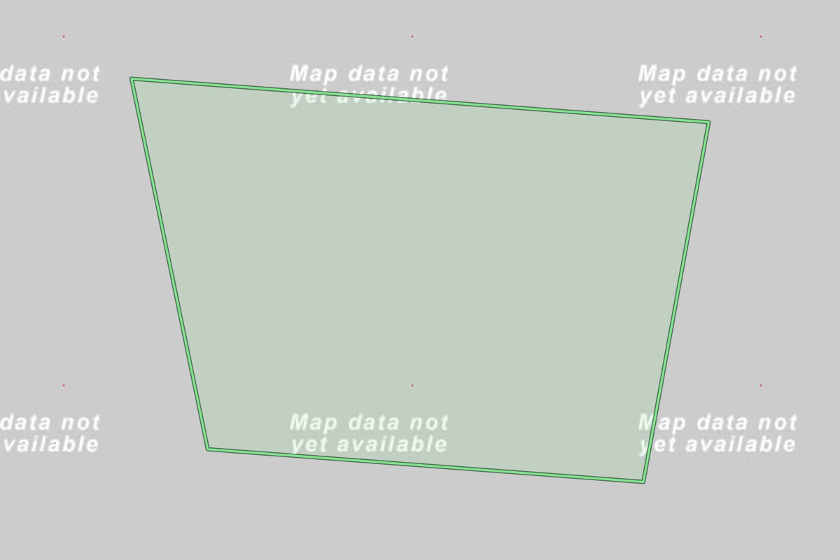 Imagem de satélite do imóvel rural em Vicente Dutra (RS), com o contorno declarado no CAR desenhado por cima.