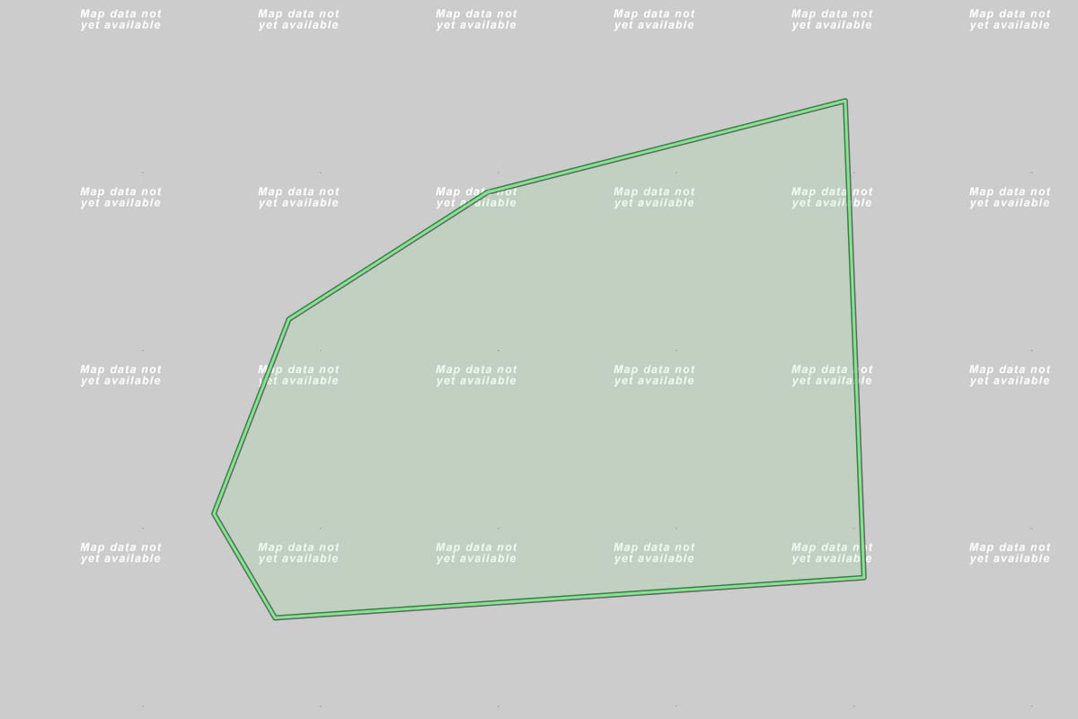 Imagem de satélite do imóvel rural em Irani (SC), com o contorno declarado no CAR desenhado por cima.