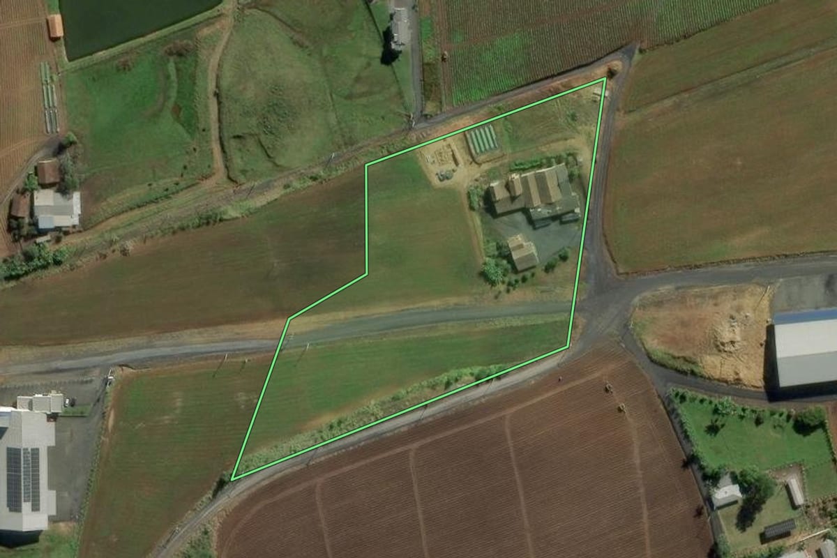 Imagem de satélite do imóvel rural em Ituporanga (SC), com o contorno declarado no CAR desenhado por cima.