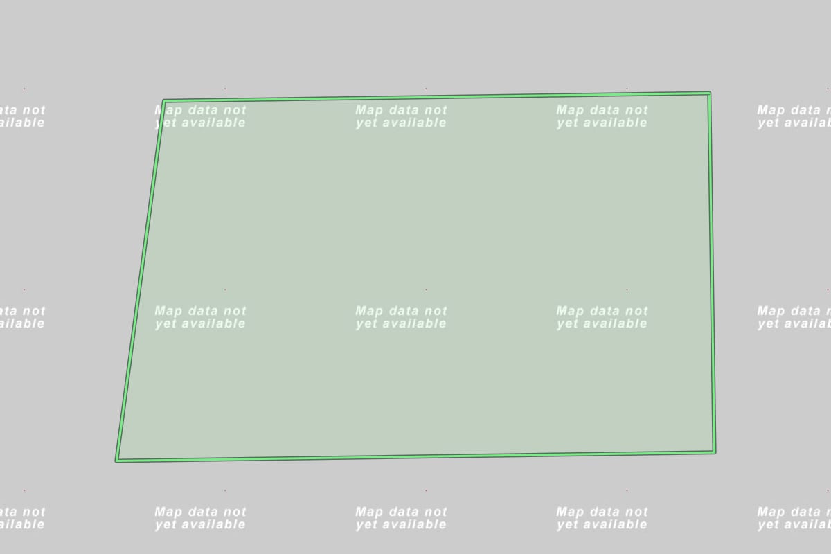 Imagem de satélite do imóvel rural em Pedras Grandes (SC), com o contorno declarado no CAR desenhado por cima.