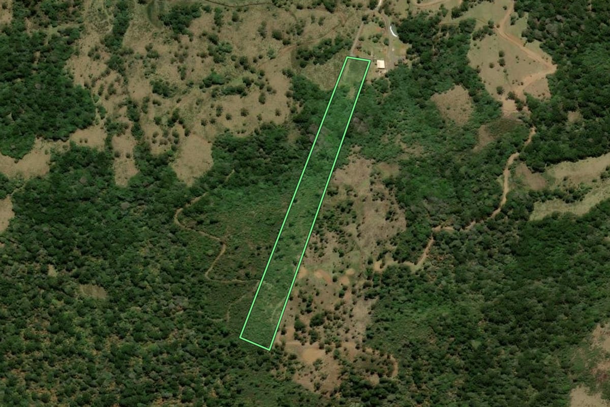 Imagem de satélite do imóvel rural em Urubici (SC), com o contorno declarado no CAR desenhado por cima.