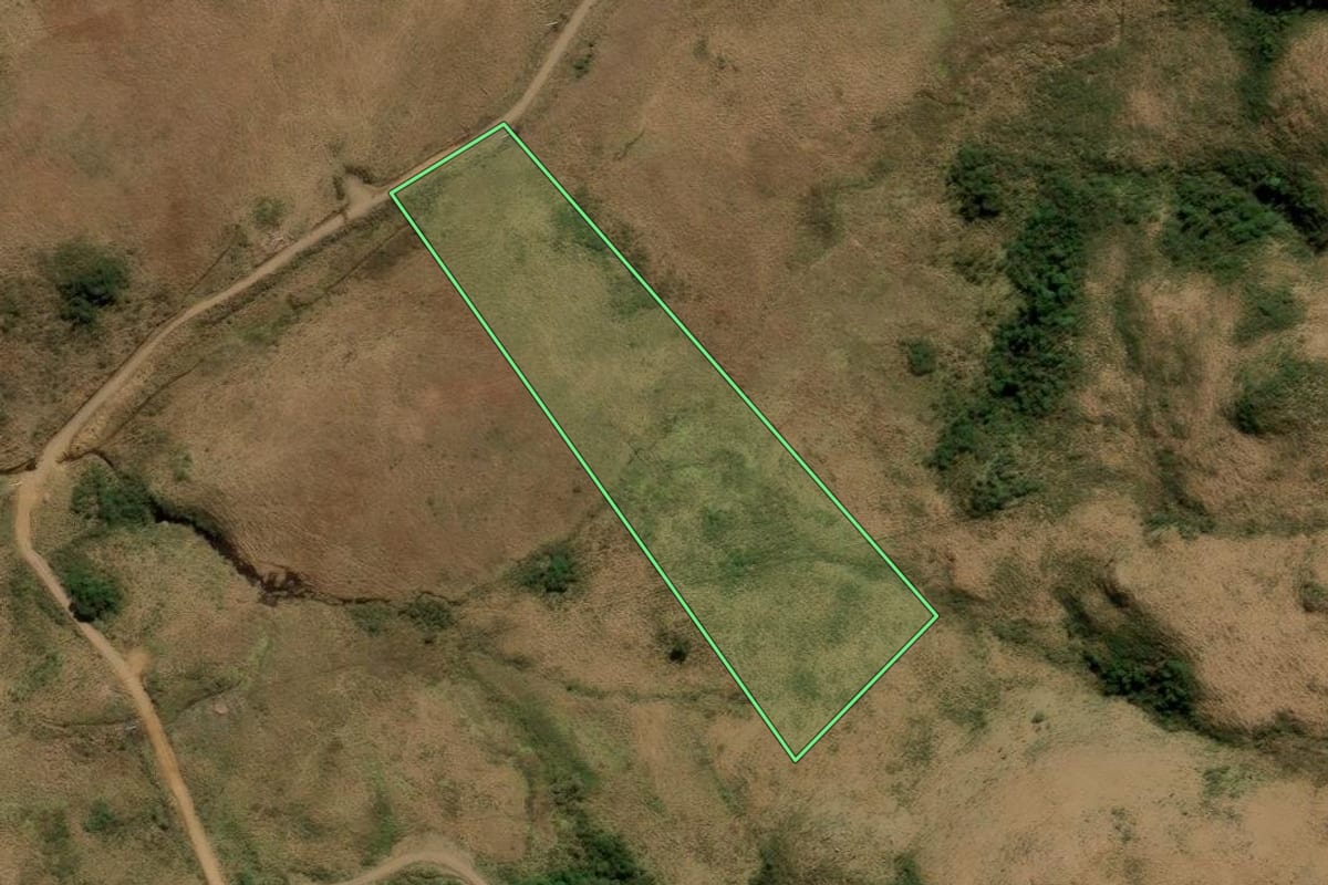 Imagem de satélite do imóvel rural em Urubici (SC), com o contorno declarado no CAR desenhado por cima.