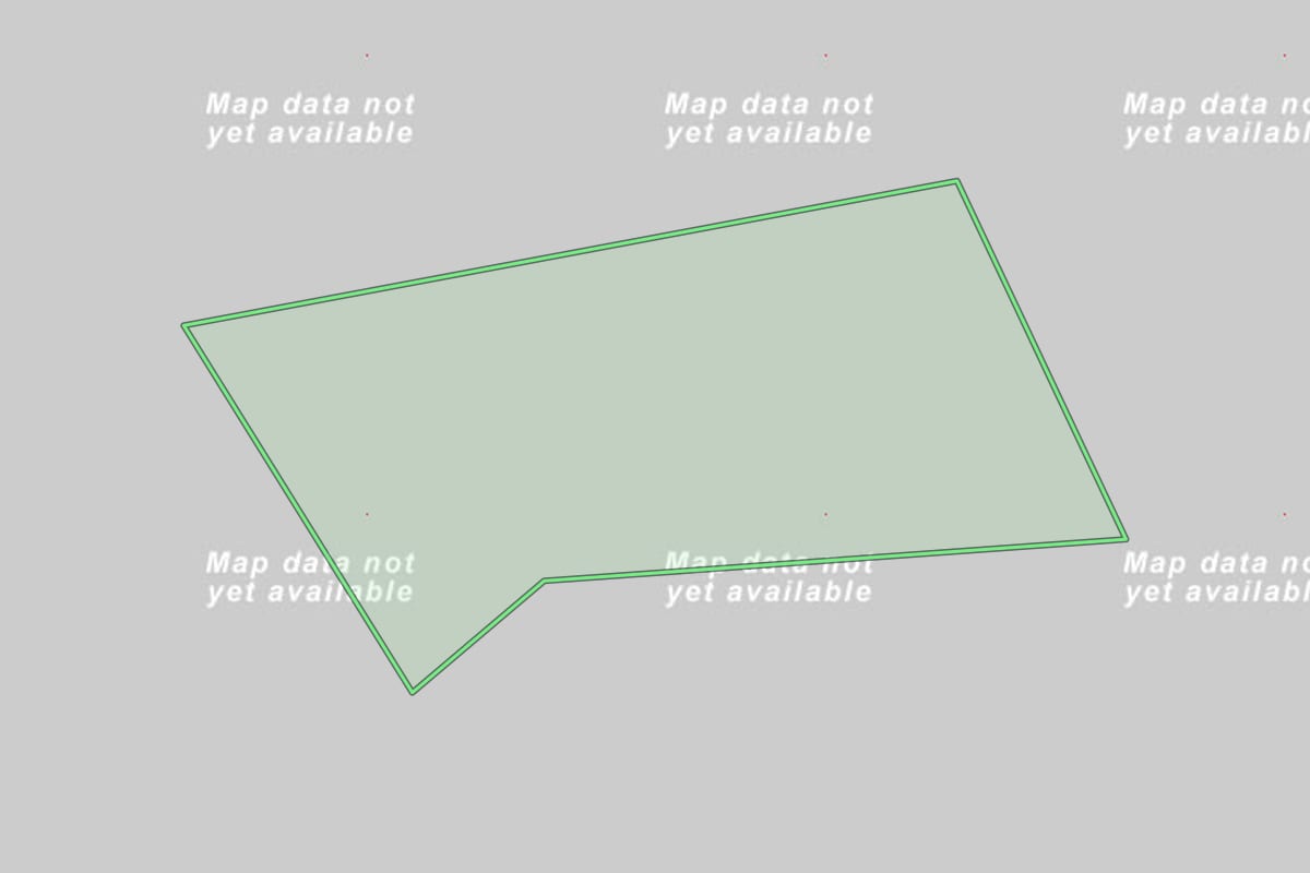 Imagem de satélite do imóvel rural em Xaxim (SC), com o contorno declarado no CAR desenhado por cima.