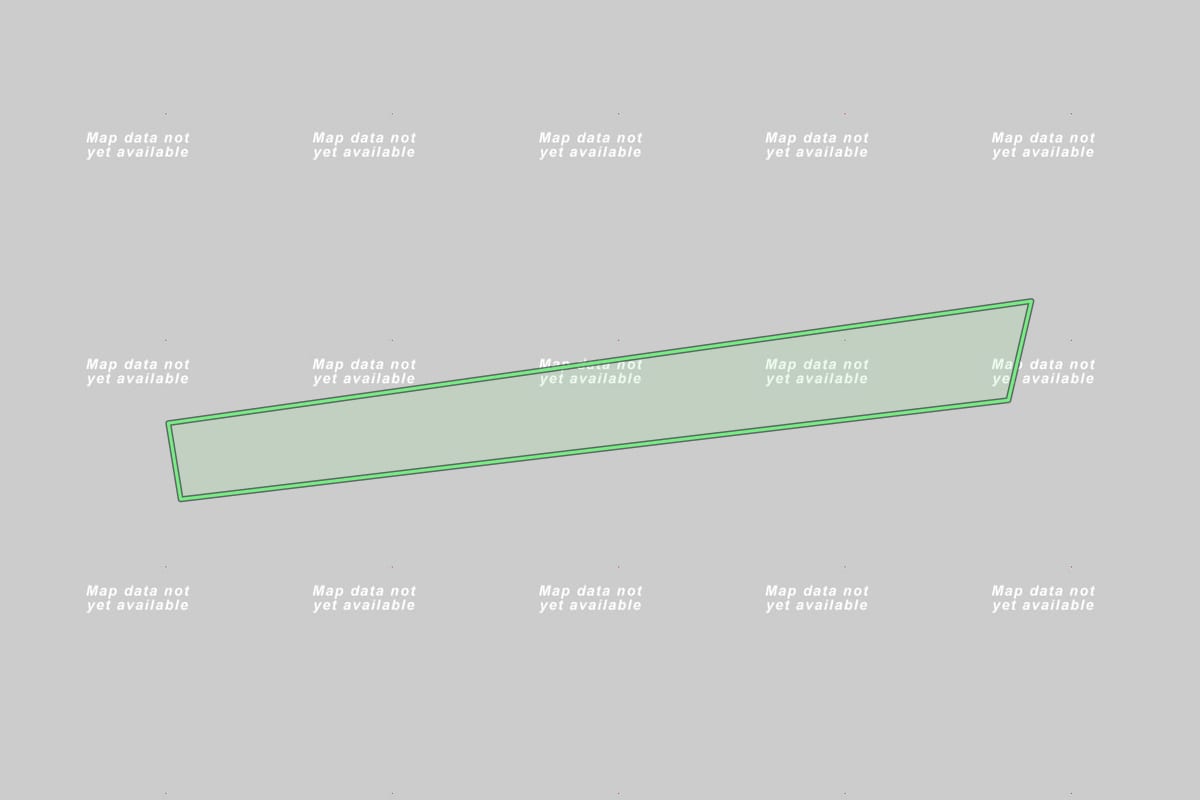 Imagem de satélite do imóvel rural em Birigui (SP), com o contorno declarado no CAR desenhado por cima.