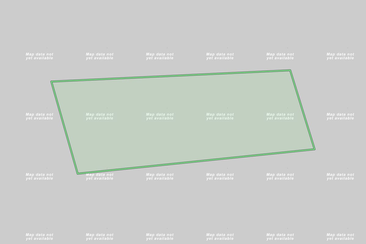 Imagem de satélite do imóvel rural em Taquaral (SP), com o contorno declarado no CAR desenhado por cima.